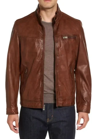 Men’s Missani Brown Leather Jacket