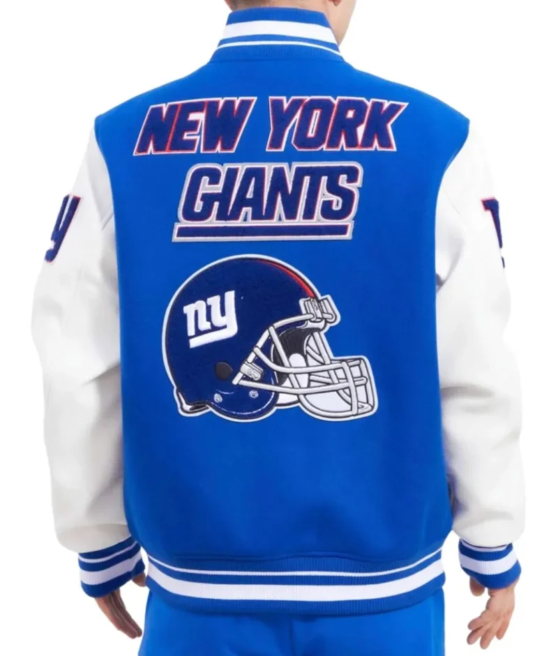NY Giants Mash Up Varsity Jacket