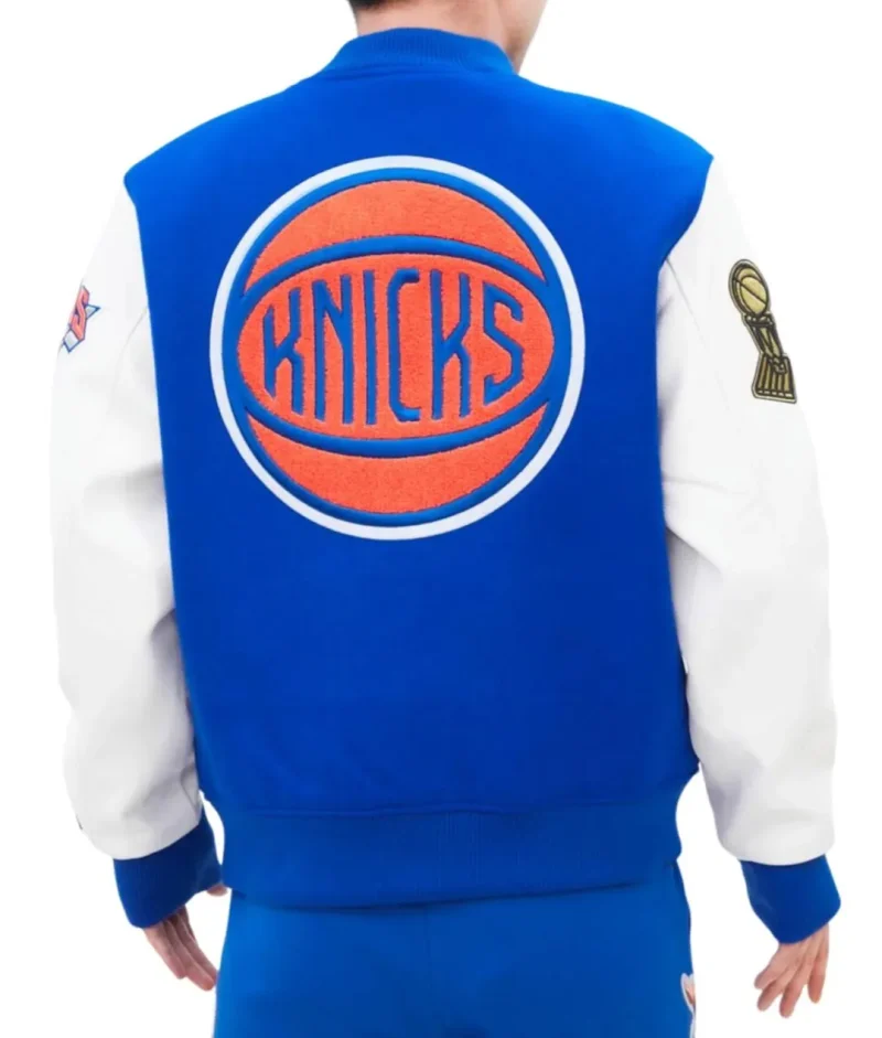 NY Knicks Home Town Varsity Jacket