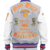 NY Knicks Old English Varsity Jacket