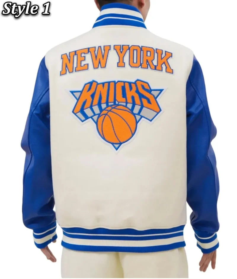NY Knicks Retro Classic Varsity Jacket