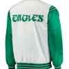 Philadelphia Eagles Starter Green and White Jacket