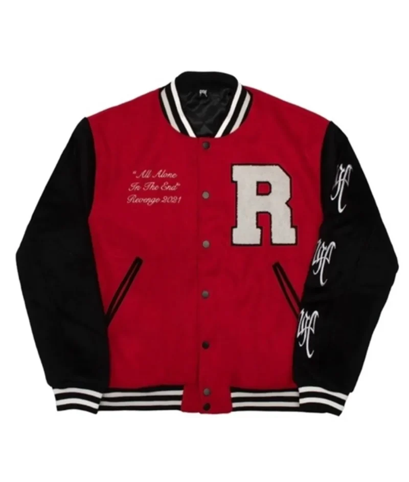 Revenge Autumn Skeleton Varsity Jacket