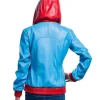 Supergirl Leather Hooded Jacket