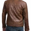 Taye Diggs Day Break Brown Leather Jacket
