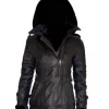 Once Upon a Time Emma Swan Shearling Leather Jacket