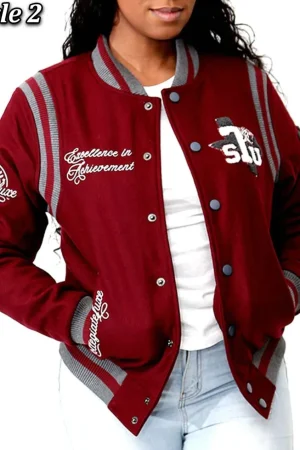 TSU Varsity Maroon Jacket