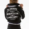 Soda Club Pelle Pelle Women All American Black Jacket