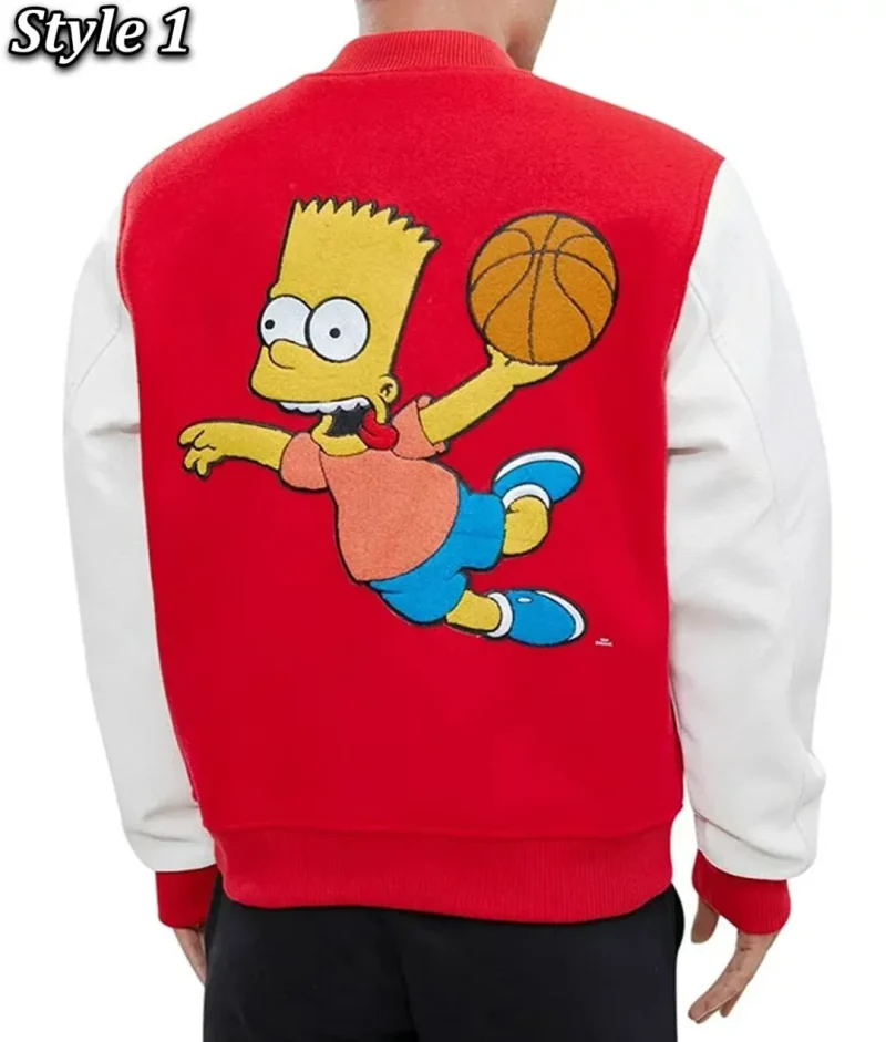 Bart Simpson Varsity Jacket
