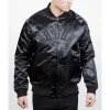 Boston Celtics Black Tonal Satin Jacket