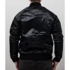 Charlotte Hornets Black Tonal Satin Jacket