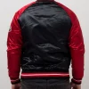 Chicago Bulls Tough Season Black and Red Satin Jacket