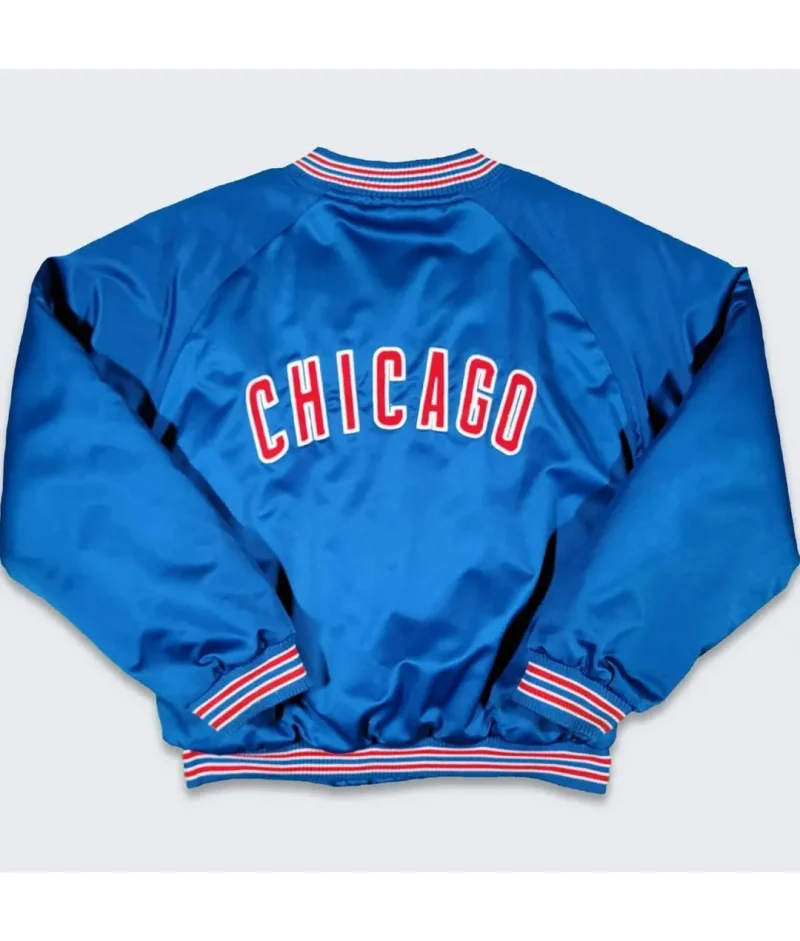 Chicago Cubs Youth Royal Satin Jacket