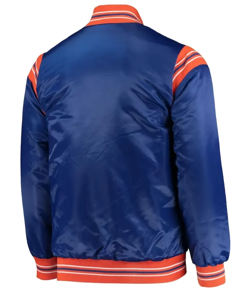 Cleveland Cavaliers Blue Enforcer Satin Jacket