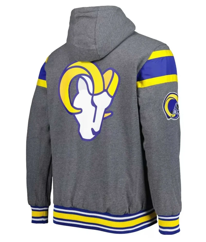 Gray Los Angeles Rams Extreme Hoodie