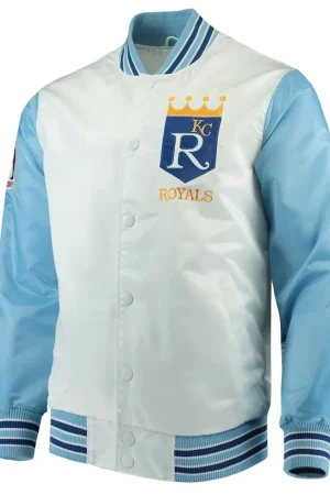 The Legend Kansas City Royals White and Blue Jacket