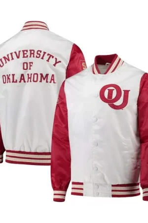 The Legend Oklahoma Sooners White and Crimson Jacket