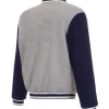 Nashville SC Gray and Navy Varsity Wool Jacket