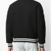 Off-White Black Letterman Wool Jacket