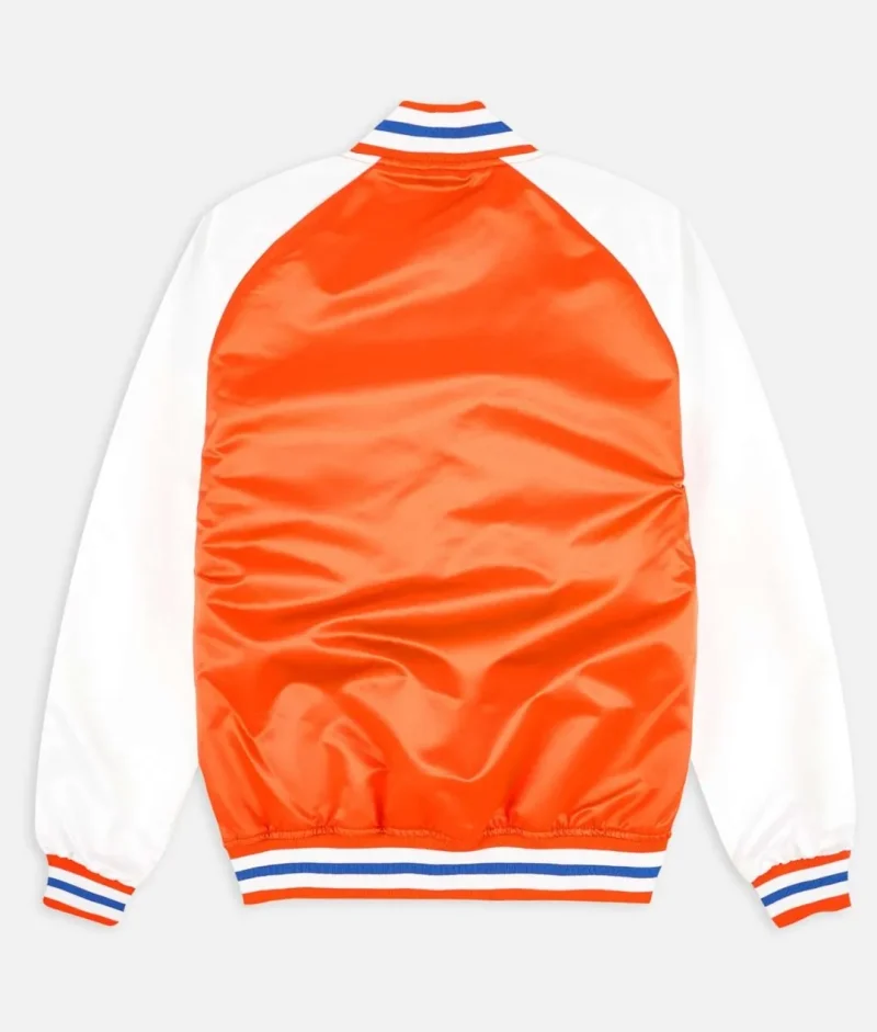 Prime Time NY Knicks Orange and White Jacket