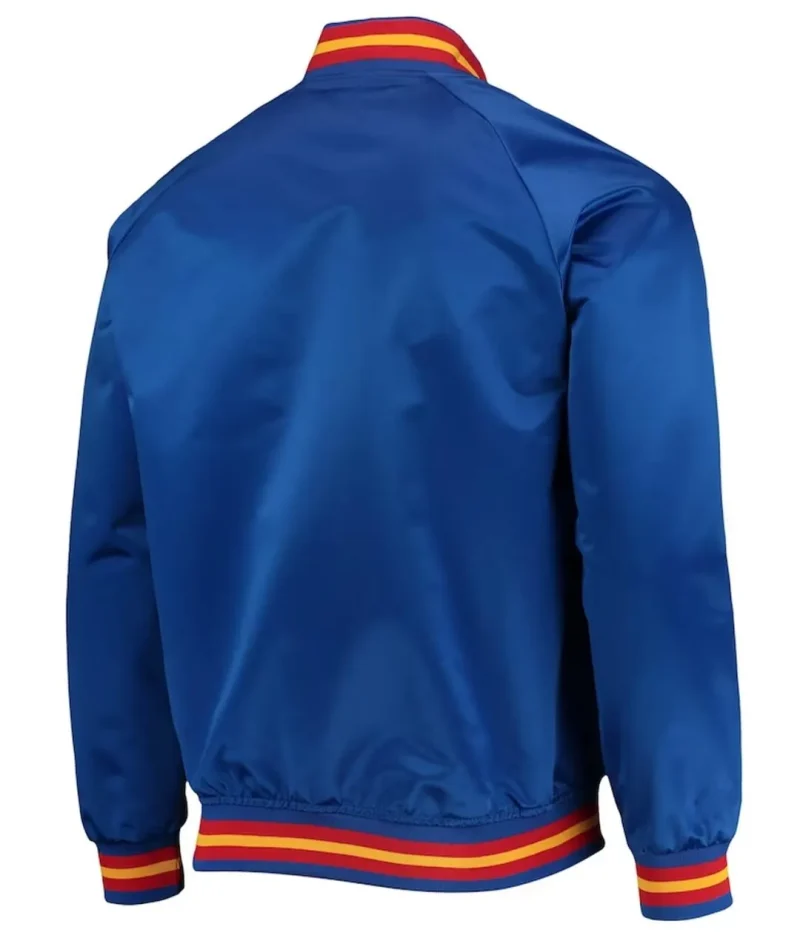 Royal San Francisco Warriors 75th Anniversary Satin Jacket