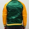 Seattle Supersonics Tough Season Green/Yellow Satin Jacket