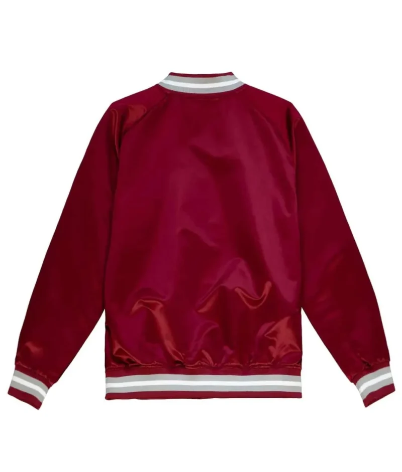 Texas Southern University Cardinal Lightweight Satin Jacket