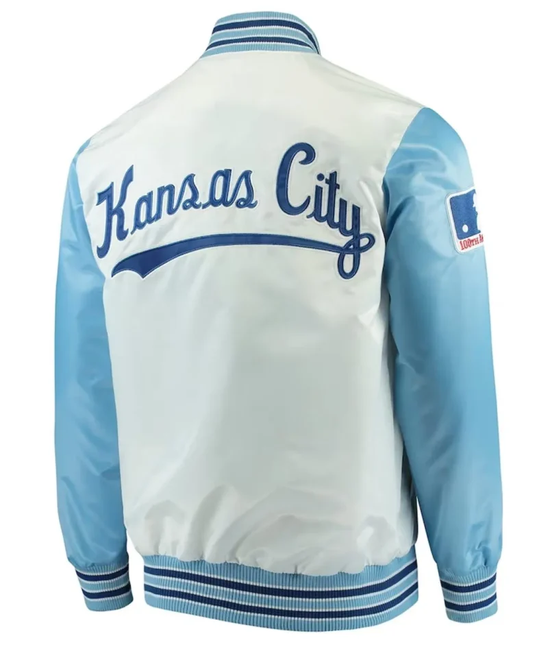 The Legend Kansas City Royals White and Blue Jacket