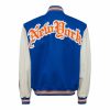 Jeff Hamilton Wool and Leather Varsity Jacket