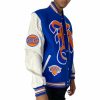 Jeff Hamilton Wool and Leather Varsity Jacket