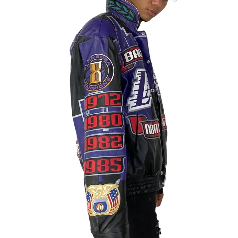 Lakers 2001 Championship Genuine Leather Jacket