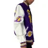 Lakers Wool & Leather Varsity Jacket