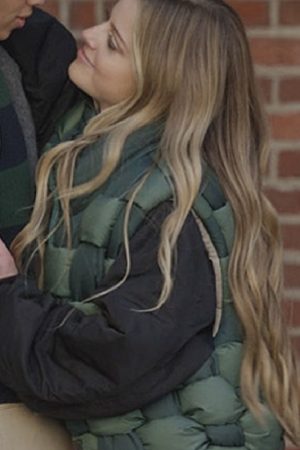 And Just Like That S02 Lucie McKenzie Green Puffer Vest