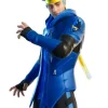 Ninja Fortnite Blue Costume Leather Jacket