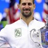 Novak Djokovic 24th Grand Slam White Jacket