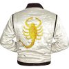 Scorpion Logo Quilted Bomber Jacket