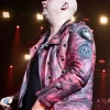 Michael Kiske Halloween Music Festival Red Leather Jacket