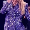Taylor Swift The Eras Tour Purple Blazer