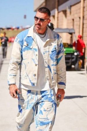 Travis Kelce Denim Jacket