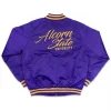 Alcorn State University Purple Baseball Jacket