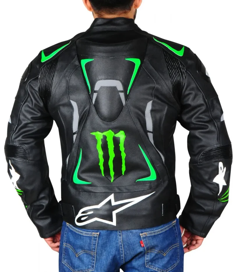 Men’s Alpinestars Monster Energy Motorcycle Leather Jacket