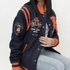 Baltimore Polytechnic Institute Navy Varsity Wool Jacket