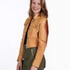 The Love Club Camille Stopps Leather Jacket
