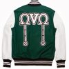 October’s Very Own Green Letterman Varsity Jacket