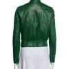The Originals S03 Leah Pipes Green Leather Jacket