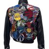 Jeff Hamilton NBA Megapatch Wool Black Leather