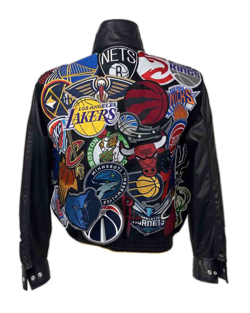Jeff Hamilton NBA Megapatch Wool Black Leather