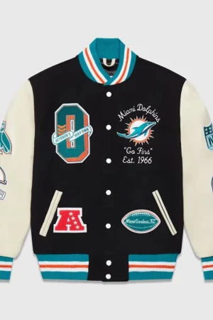 OVO Miami Dolphins Varsity Jacket