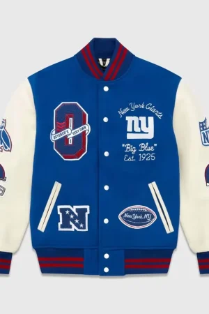 OVO New York Giants Varsity Jacket