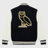 OVO Playboy Black Varsity Jacket